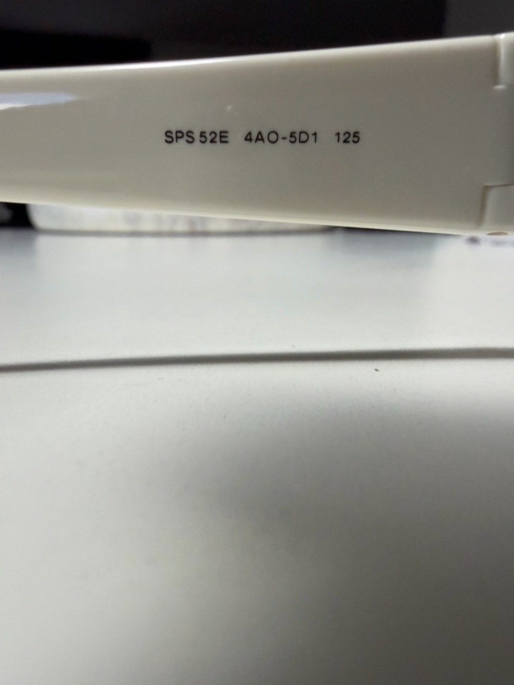 Authentic Vintage PRADA SPS Linea Rossa Wraparound White Shield Sunglasses - Picture 8 of 15